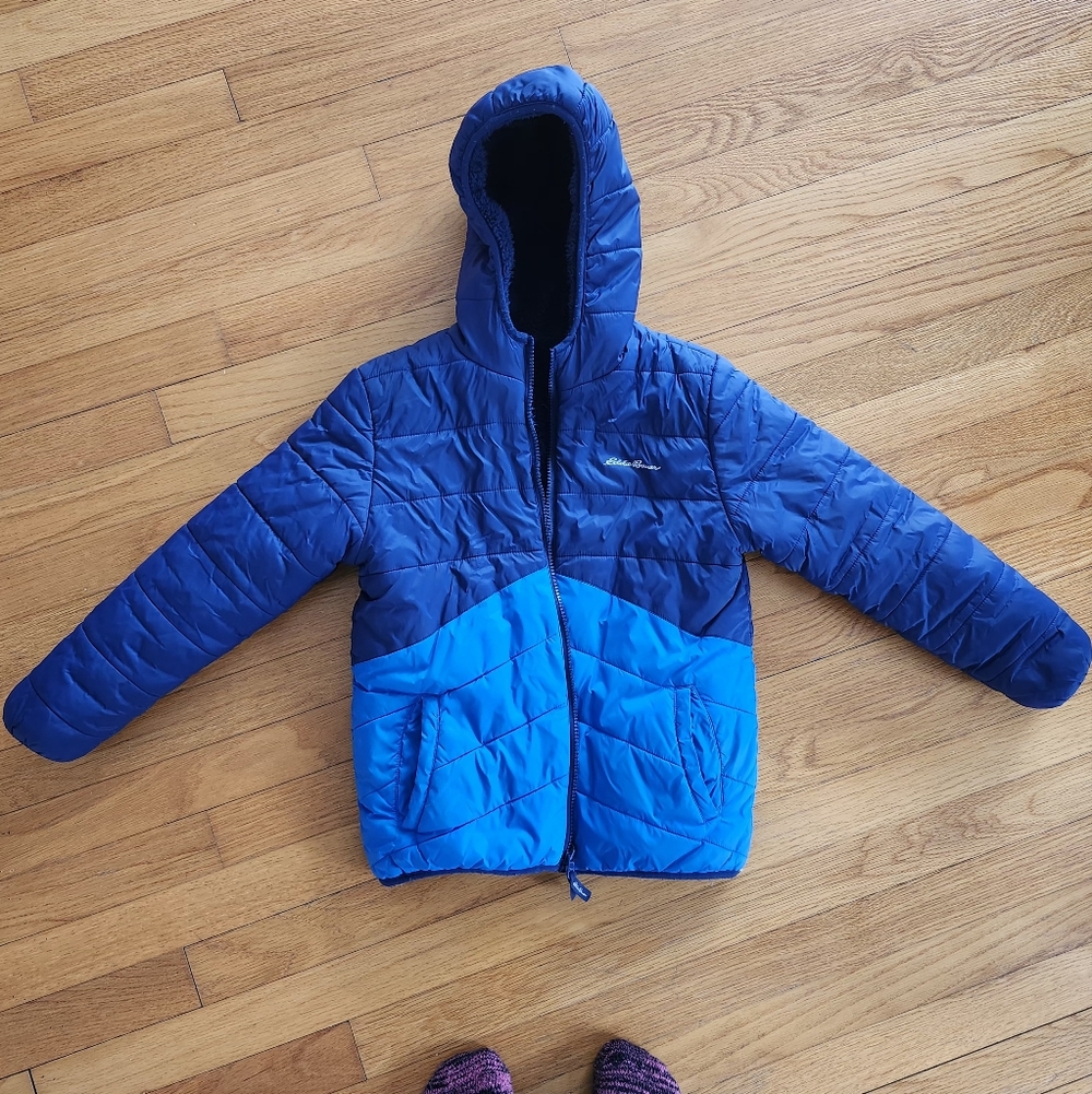 Eddie Bauer Boys Winter Coat Reversible